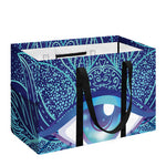 Eye of Providence Flower Print Utility Tote Bag