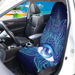 Eye of Providence Flower Print Waterproof Car Seat Cover