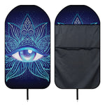 Eye of Providence Flower Print Waterproof Car Seat Cover