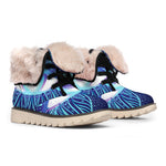 Eye of Providence Flower Print Winter Boots