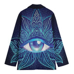 Eye of Providence Flower Print Women's Blazer