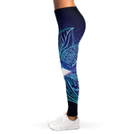 Eye of Providence Flower Print Women's Leggings