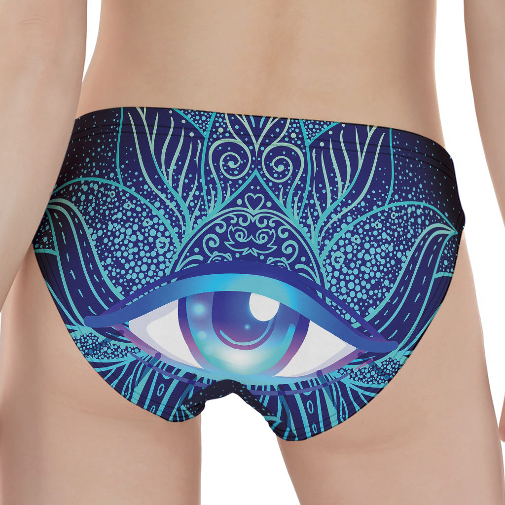 Eye of Providence Flower Print Women's Panties