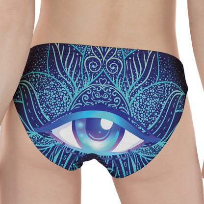 Eye of Providence Flower Print Women's Panties