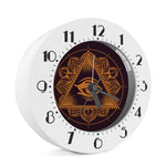 Eye of Providence Mandala Print Alarm Clock