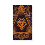 Eye of Providence Mandala Print Baby Crib Sheet
