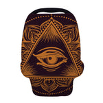Eye of Providence Mandala Print Baby Seat Cover