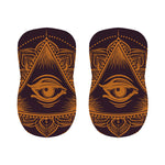 Eye of Providence Mandala Print Bar Stool Covers