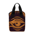 Eye of Providence Mandala Print Bible Tote Bag