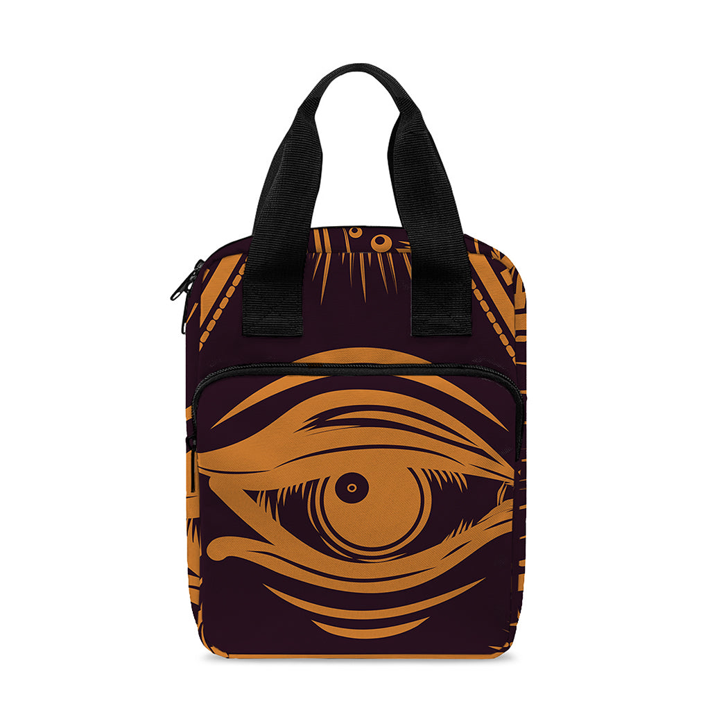 Eye of Providence Mandala Print Bible Tote Bag