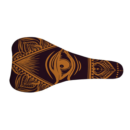 Eye of Providence Mandala Print Bicycle Seat Cover