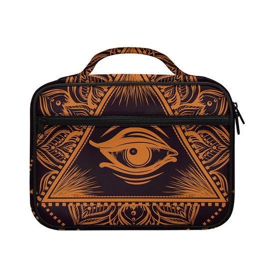 Eye of Providence Mandala Print Briefcase Bible Bag