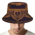 Eye of Providence Mandala Print Bucket Hat