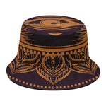 Eye of Providence Mandala Print Bucket Hat