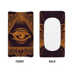 Eye of Providence Mandala Print Changing Pad Cover