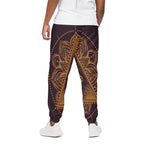 Eye of Providence Mandala Print Cotton Pants
