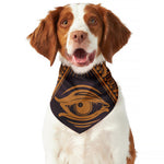 Eye of Providence Mandala Print Dog Bandana