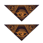 Eye of Providence Mandala Print Dog Bandana
