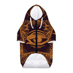 Eye of Providence Mandala Print Dog Zip Up Hoodie