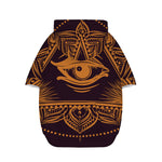 Eye of Providence Mandala Print Dog Zip Up Hoodie