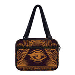 Eye of Providence Mandala Print Double Strap Bible Bag