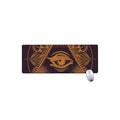 Eye of Providence Mandala Print Extended Mouse Pad