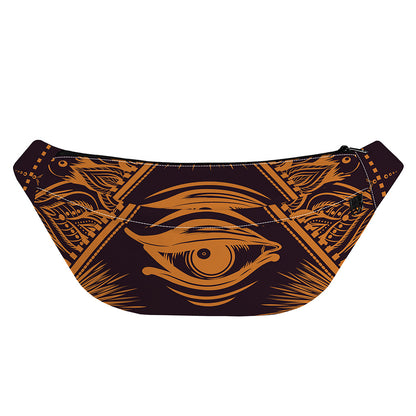 Eye of Providence Mandala Print Fanny Pack