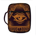 Eye of Providence Mandala Print Front Pocket Bible Bag