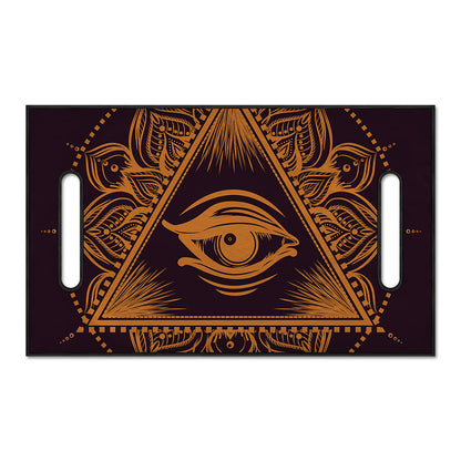 Eye of Providence Mandala Print Golf Cart Seat Cover