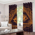 Eye of Providence Mandala Print Grommet Curtains