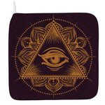 Eye of Providence Mandala Print Hand Towel