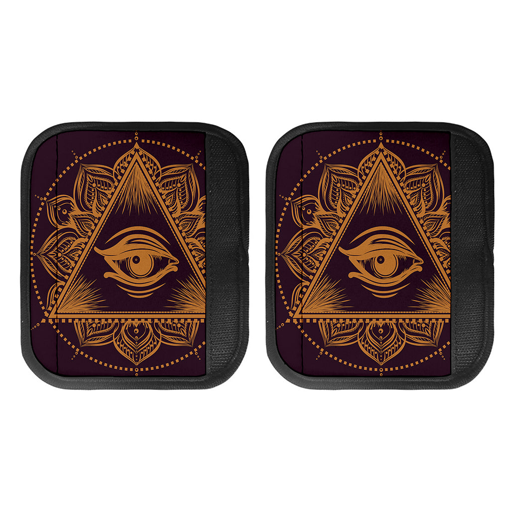 Eye of Providence Mandala Print Handle Covers