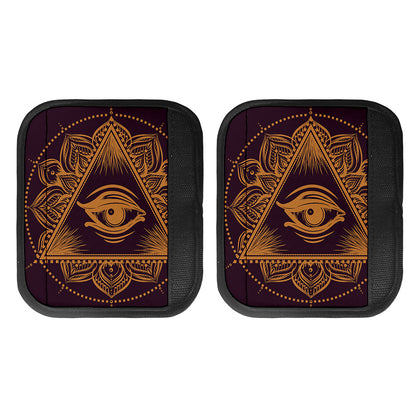 Eye of Providence Mandala Print Handle Covers