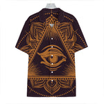 Eye of Providence Mandala Print Hawaiian Shirt
