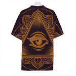 Eye of Providence Mandala Print Hawaiian Shirt