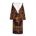 Eye of Providence Mandala Print Hooded Bathrobe