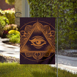 Eye of Providence Mandala Print House Flag