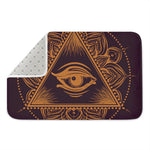 Eye of Providence Mandala Print Indoor Door Mat