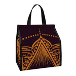 Eye of Providence Mandala Print Insulated Lunch Tote