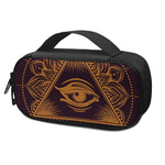 Eye of Providence Mandala Print Insulin Cooler Travel Case