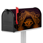 Eye of Providence Mandala Print Mailbox Cover