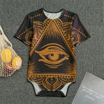 Eye of Providence Mandala Print Men's Bodysuit