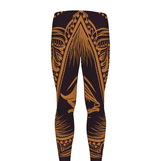 Eye of Providence Mandala Print Men's leggings
