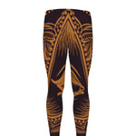 Eye of Providence Mandala Print Men's leggings