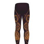 Eye of Providence Mandala Print Men's leggings