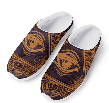 Eye of Providence Mandala Print Mesh Casual Shoes