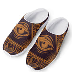 Eye of Providence Mandala Print Mesh Casual Shoes
