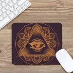 Eye of Providence Mandala Print Mouse Pad