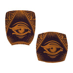 Eye of Providence Mandala Print Office Chair Cover