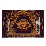 Eye of Providence Mandala Print Placemat